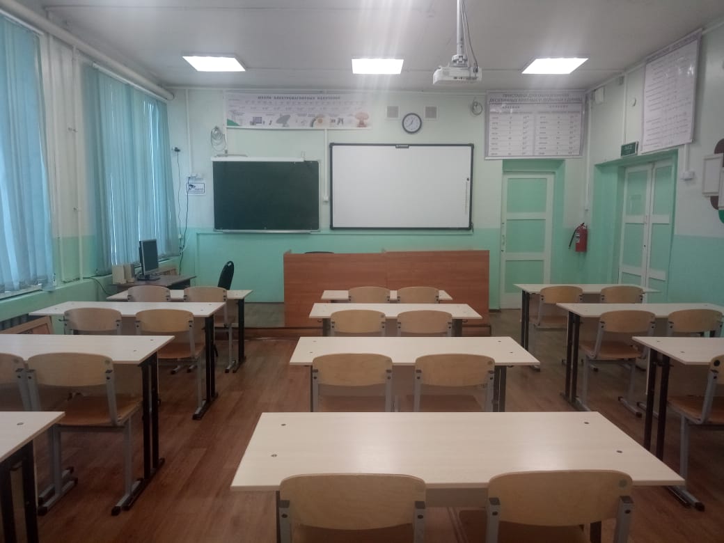 Изображения кабинета физики.